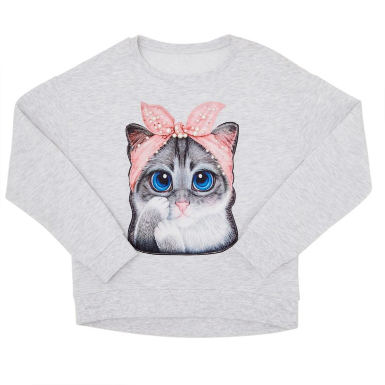 Girls Cat T Shirt
