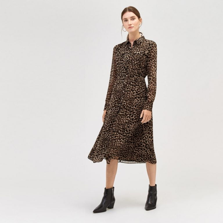 Warehouse Leopard Print Dress