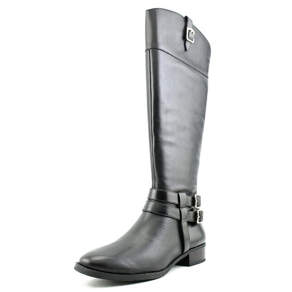 Womens Wide Calf Leather Boots